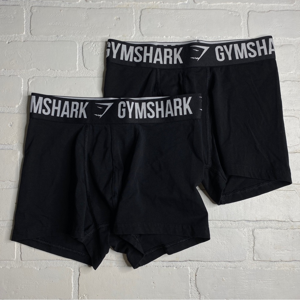 GYMSHARK Men's Size Small Sport Compression Black Boxer Brief Athletic Active